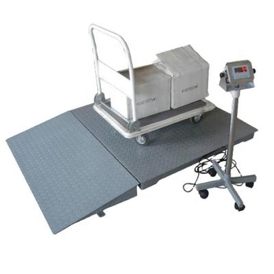 China 1Ton to 5 Ton Electronic Digital Platform Weighing Floor Scale for sale