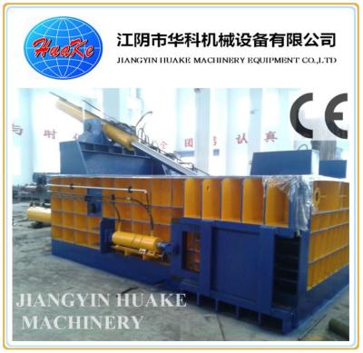 China Huake CE Safe Scrap Metal Baler Machine , Horizontal Metal Baler for sale
