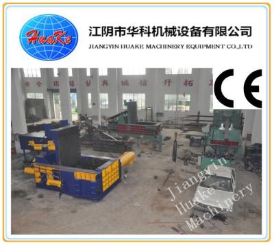 China Safe Hydraulic Baler Machine , Cast Iron aluminium scrap press machine for sale