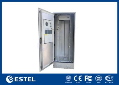 China IP Rated Air Conditioned Telecom Cabinet Outdoor Rack 46U Powder Coated Enclosure for sale