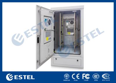 China 40U Anti-Rust Paint Outdoor Equipment Enclosure Climate Controlled Cabinet for sale