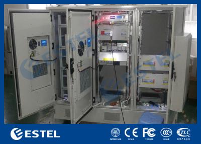 China Armário integrado de aço galvanizado da estação base, armário exterior do servidor à venda