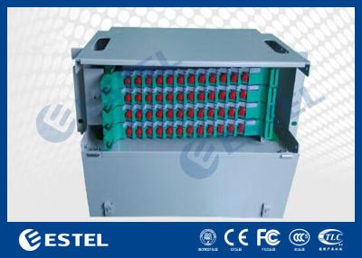 China Custom 72 Cores Fiber Optic Distribution Frame For 19 Inch Rack Enclosures for sale