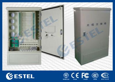 China Wall Mounted Outdoor Distribution Box Optic Fiber Cross Connect Cabinets for sale