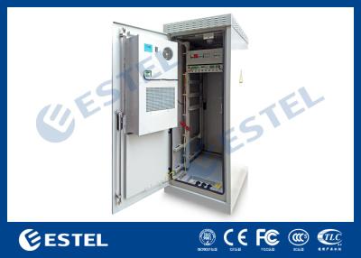 China Custom Outdoor Telecom Cabinet , Telecom Equipment Cabinet With Air Conditioner for sale