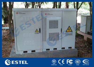 China Thermal Insulation Base Station Cabinet With Two Air Condtiioner / Direct Ventilation System for sale