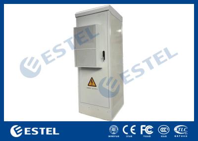 China 35U IP55 Anti Corrosion Outdoor Equipment Cabinet With Front And Rear Door for sale