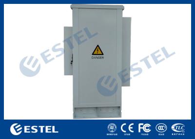 China IP55 Waterproof Outdoor Telecom Cabinet Two Doors With 1500W Air Conditioner for sale