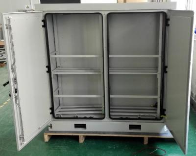 China SU304 Temperature Control Outdoor Stainless Steel Cabinets Anti smoke Anti corrosion Powder Coating for sale