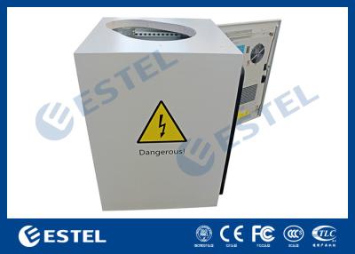 China Anti - Corrosion Pole Mounted Cabinet With Shaped Hole Full Protection for sale