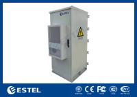 China 19inch 32U Outdoor Telecom Cabinet Single Door With 1500W Cooling Anti-theft Three Point Lock for sale