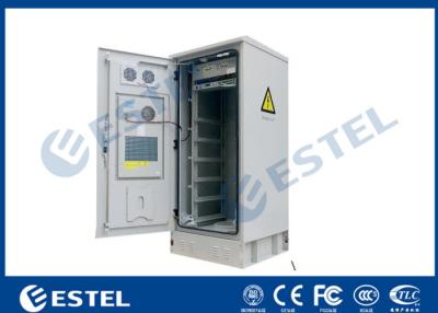 China Refrigerar exterior do condicionador de ar do armário de IP55 32U/19 avança o armário dobro da estação base da parede da montagem em rack à venda