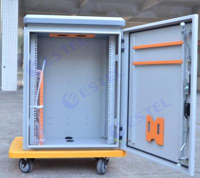 China Caja al aire libre de acero de un sólo recinto IP55 de la distribución de poder del gabinete del soporte de poste pequeña en venta