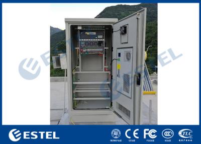 China Double Wall Outdoor Electrical Cabinet One Compartment Galvanized Steel Theftproof for sale