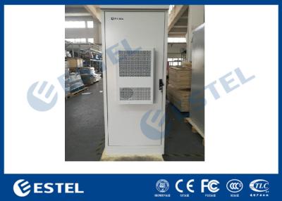 China Single Wall  Outdoor Telecom Cabinet Galvanized Steel IP55 One Compartment With PDU for sale