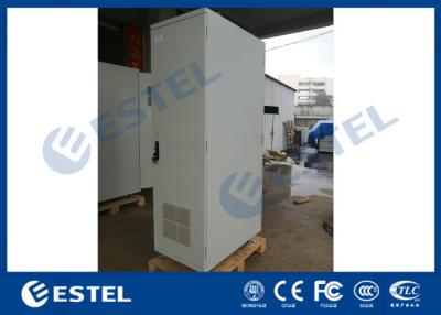 China Single Wall Galvanized Steel 42U Outdoor Telecom Cabinet for sale