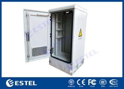 China Single Wall Steel 20U Weatherproof Outdoor Telecom Cabinet For Electronic Equipment for sale