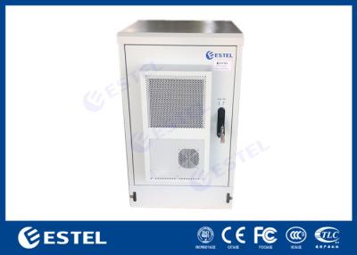China IP65 16U Galvanized Steel Outdoor Equipment Cabinet Air Conditioner With Screen for sale