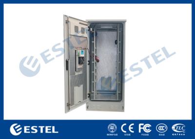 China Galvanized Steel Outdoor Equipment Enclosure 32U Insulated Anti Corrosion 19 Inch Rack Cabinet for sale