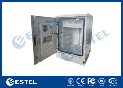 China Temperature Control 16U Outdoor Telecom Enclosure Air Conditioner Cooling Communication Cabinet for sale