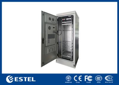 China Single Wall IP55 Waterproof 40U Outdoor Telecom Cabinet Anti Corrosion for sale