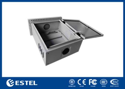 China Galvanized Steel IP55 Pole Mount Enclosure 300×150×400mm Small Box for sale