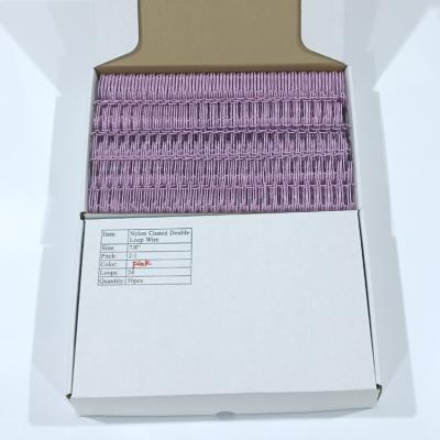 China Pink Notebook Double Wire O Binding A4 Paper 23 Loops Electroplated for sale