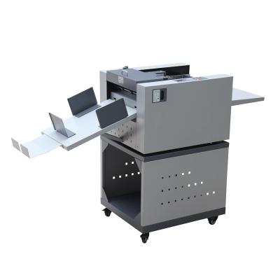 China Manuelle Papier- faltende Perforiermaschine, Selbst-Digital faltende Maschine NC350A zu verkaufen