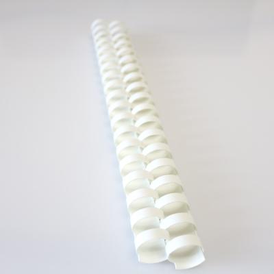 China 21 Loops Plastic Comb Binding 4mm Rings Loose Leaf Round for sale