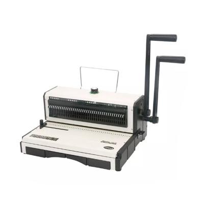 China 8.47mm Pitch Steel Wire Binding Machine For LTR Paper for sale