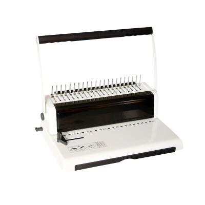 China 500 Sheets Notebook Comb Binding Machine With 14.3mm Pitch for sale