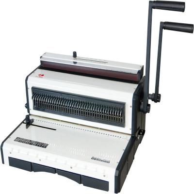 China Office 120 Sheets Wire O Binding Machine SGS with 8.47mm pitch for sale