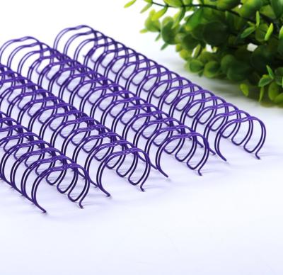 China Colorful 7.9mm Metal Spiral Binding , Electroplated Metal Spiral Binding Coils for sale