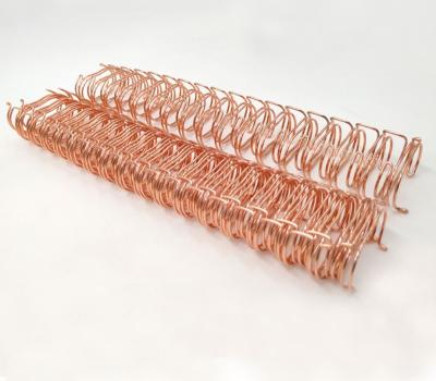 China alambre de atascamiento doble espiral del lazo del metal de 11.1m m O para los cuadernos A4 en venta