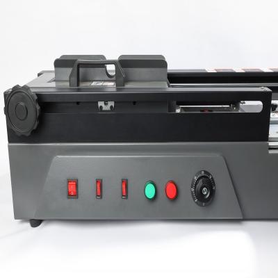 China los 4cm máquina de atascamiento caliente del pegamento del derretimiento de 400 hojas, máquina de atascamiento de bobina de Nanbo en venta