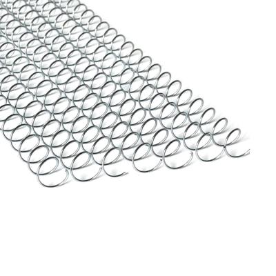 China Atascamiento de bobina espiral de plata del metal para el libro A4 1/4 pulgada a 2 pulgadas en venta