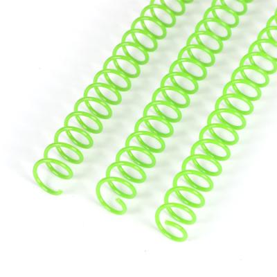 中国 緑36はポリ塩化ビニールの螺旋綴じの螺線形をワイヤーで縛るノートのための単一のループ コイルを輪にする 販売のため