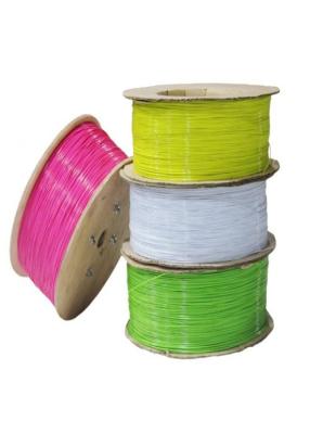 China 1.2mm Colorful Plastic Wire Spool , 18-25kg Wire Coil Binding for sale