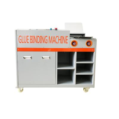China Double Gluing Roller A4 Automatic Perfect Glue Book Binding Machine 280-350 Books/Hour for sale