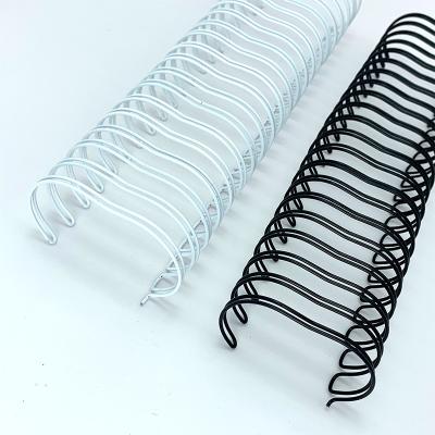 China Direct sale 5/16'' white Double Spiral Coil Double Loop Wire O Spiral Binding Wire for sale