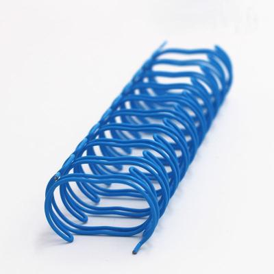 China Twin Loop Wire O Ring Book Metal Binding Coil 0.8mm Thick for sale