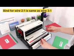 Paper Book Punching Machine Multifunctonal 20 Sheets Automatic