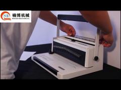 Electric Paper Punching Binding Machine 34 Holes Countertop Type