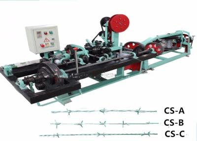 China Durable Fencing Wire Manufacturing Machine , High Standard Barbed Wire Machine for sale