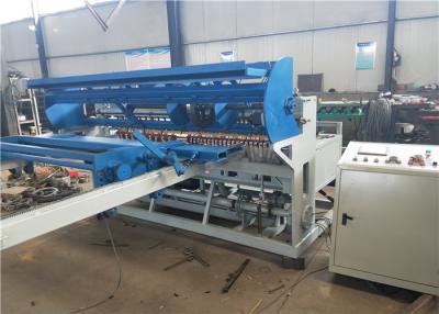 China Full Automatic Fence Panel Making Machine , Double Wire Fence  Welded Wire Mesh Machine for sale