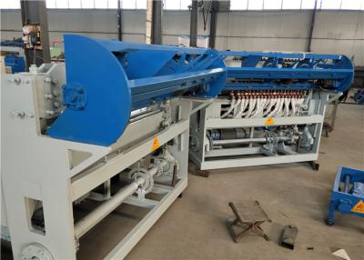 China Barrier Diamond Mesh Wire Making Machine , Security Chain Link Fence Making Machine for sale