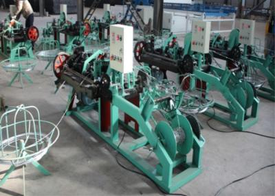 China PVC Coated Wire Barbed Wire Fencing Machine , Fully Automatic Barbed Wire Machine for sale