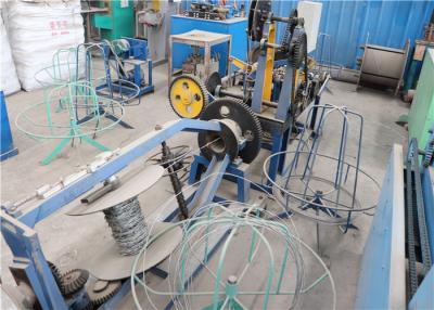 China Stainless Steel Wire Barbed Wire Making Machine Compact Structure Saving Materials for sale