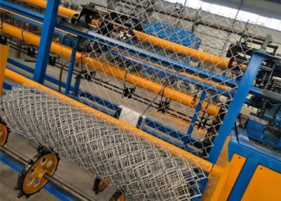 China High Efficiency Automatic Chain Link Machine , Galvanized Wire Chain Link Fence Equipment for sale