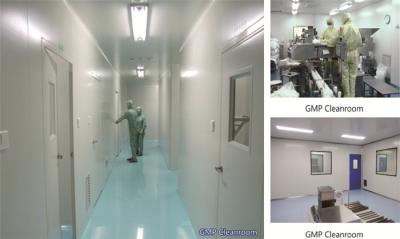China Epoxy Board GMP Clean Room Sterilization Function With PVC Floor for sale